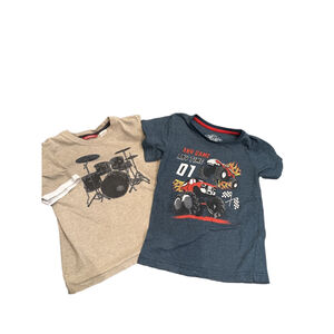 Eighty Eight Unionbay Boys T-Shirt Bundle Size 6 Monster Trucks Drum Set